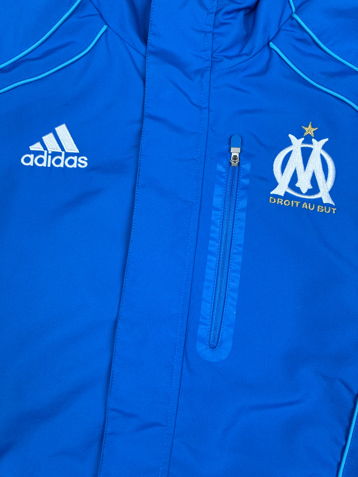vintage Adidas Olympique Marseille windbreaker {L}