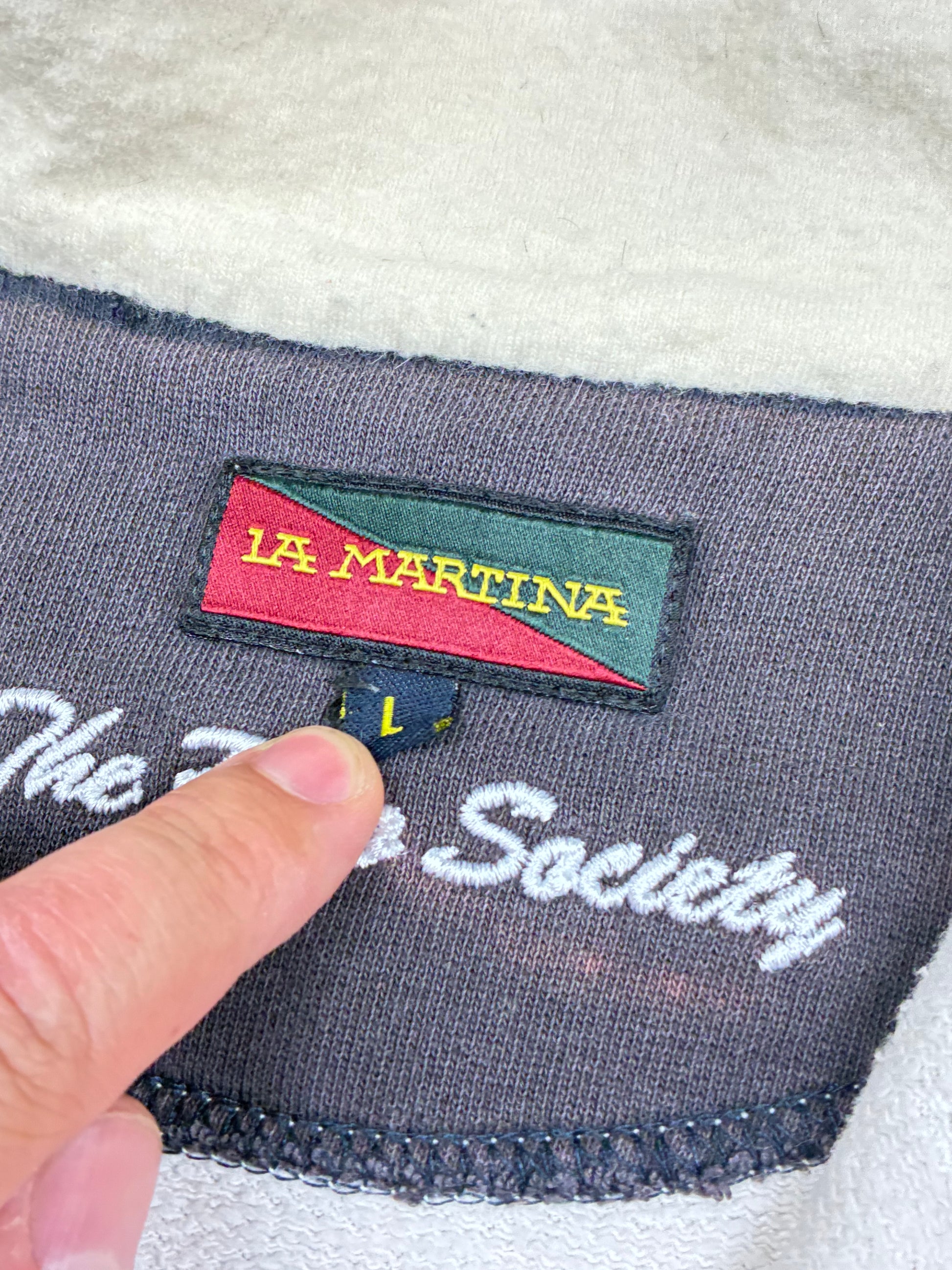 vintage La Martina sweatjacket {L}