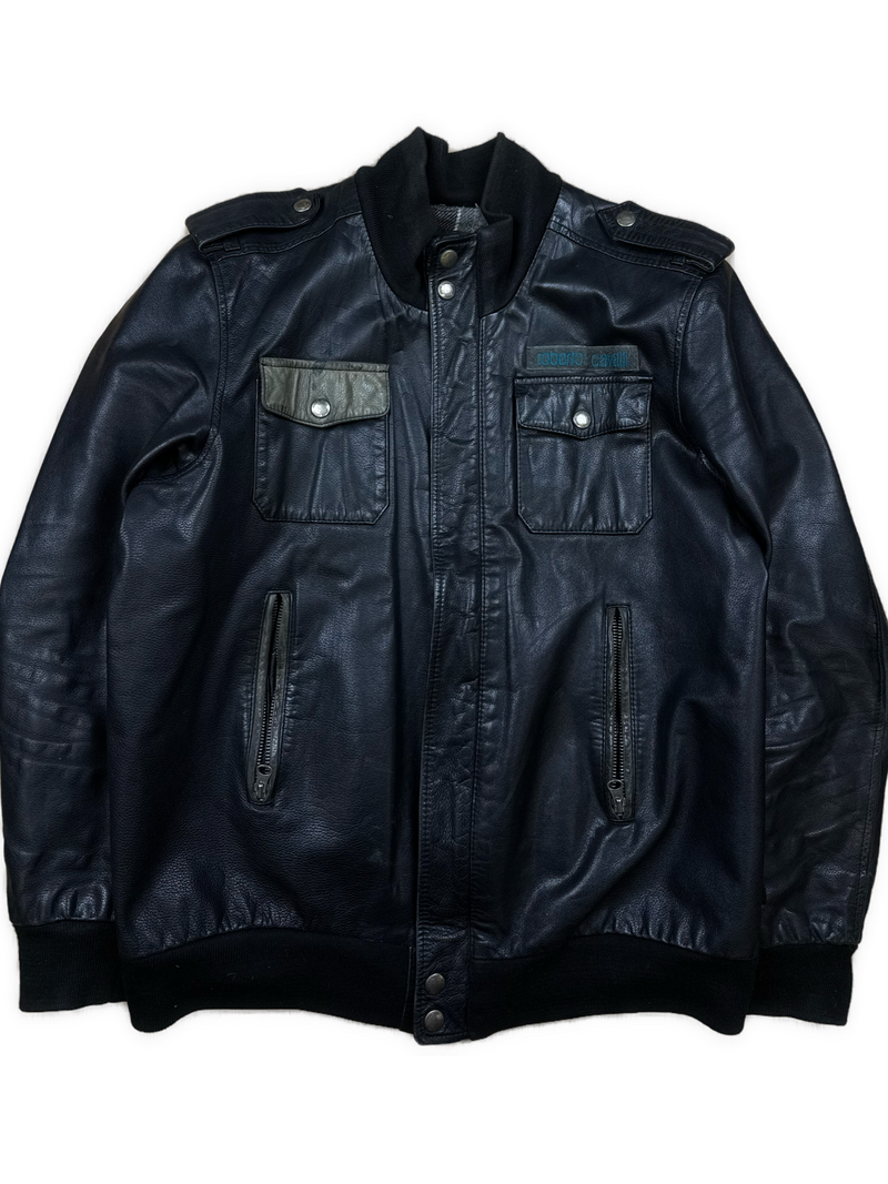 vintage Roberto Cavalli leatherjacket {M}