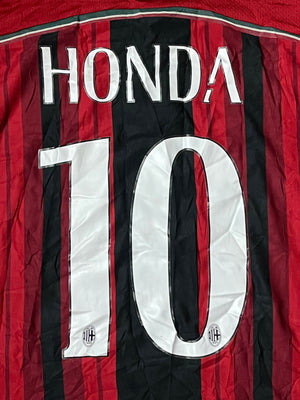 vintage Adidas Ac Milan HOND10 2015-2016 home jersey {L}