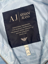 Cargar imagen en el visor de la galería, vintage babyblue Armani Jeans windbreaker {XL}
