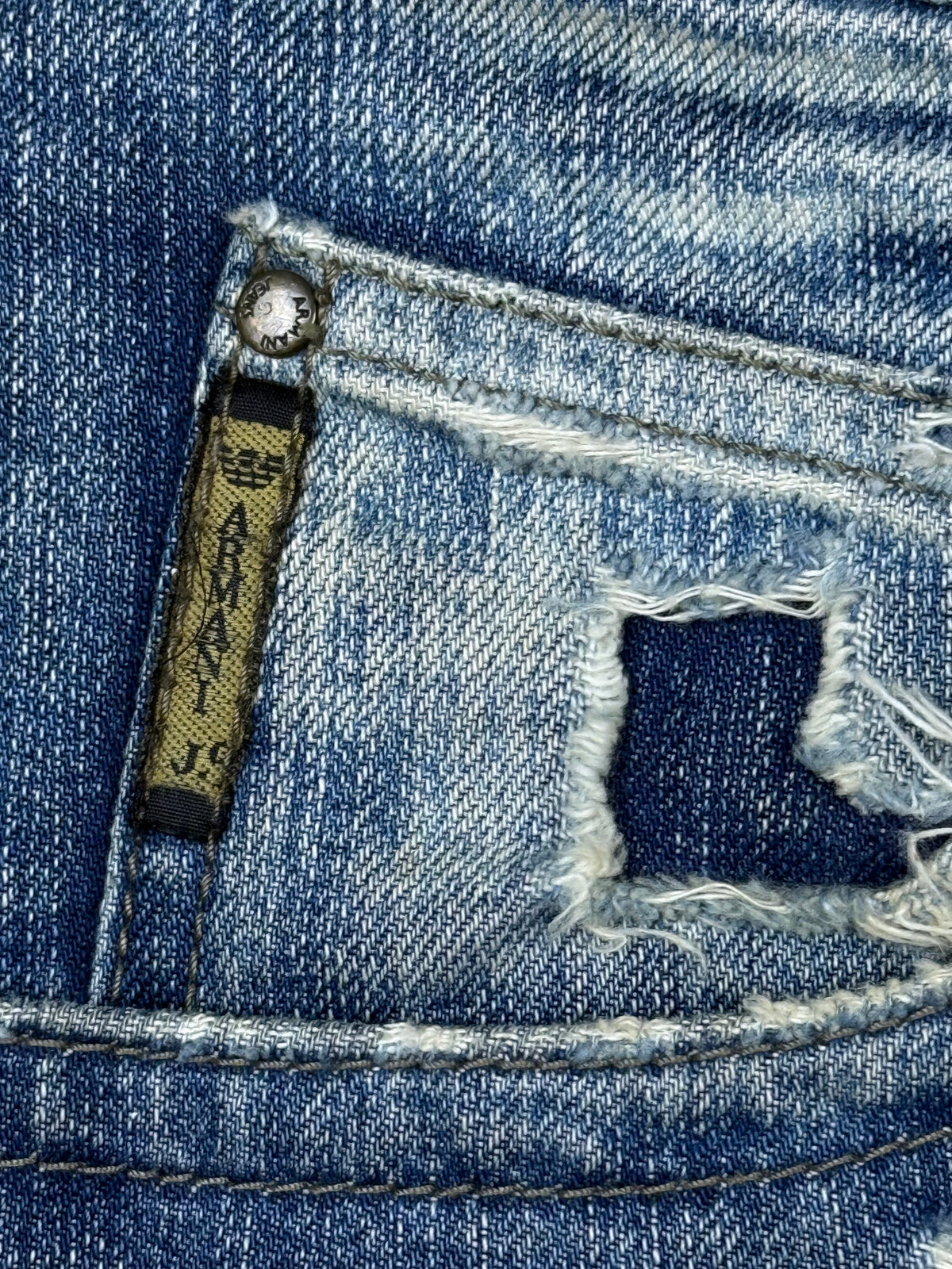 vintage Armani jeans {L}