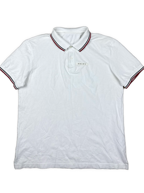 white Prada polo