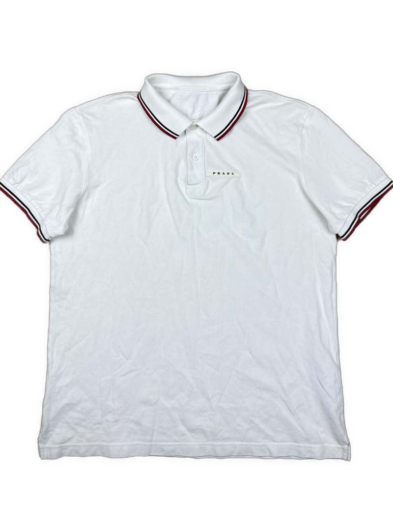 white Prada polo