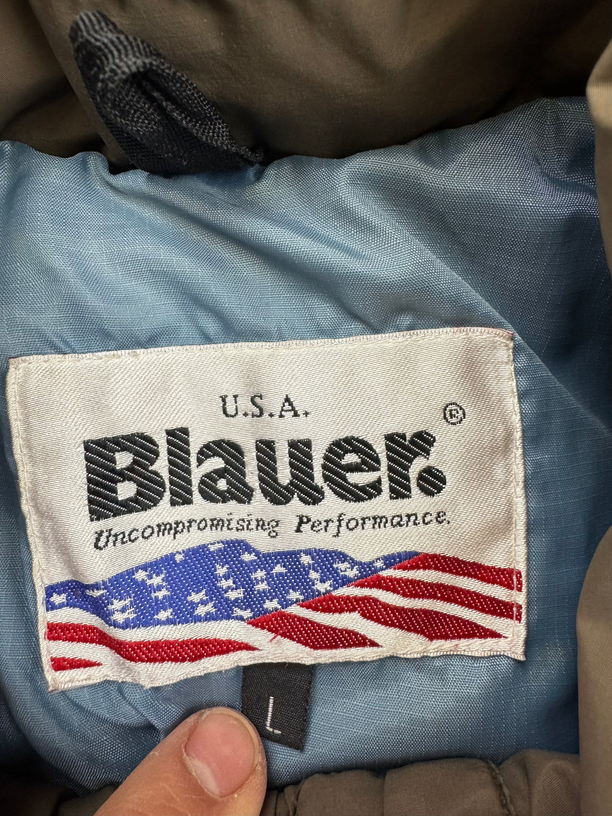 vintage Blauer winterjacket {L}