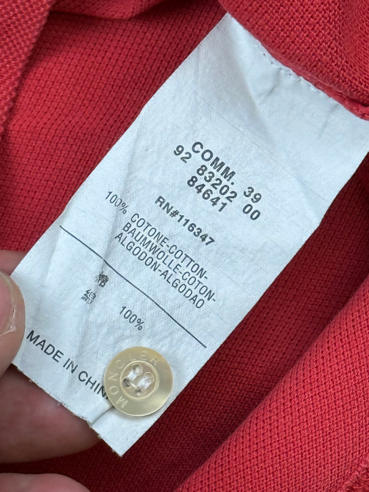 vintage Moncler polo {S}
