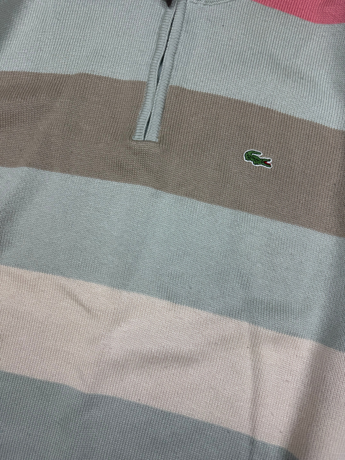 vintage Lacoste quarterzip {M}