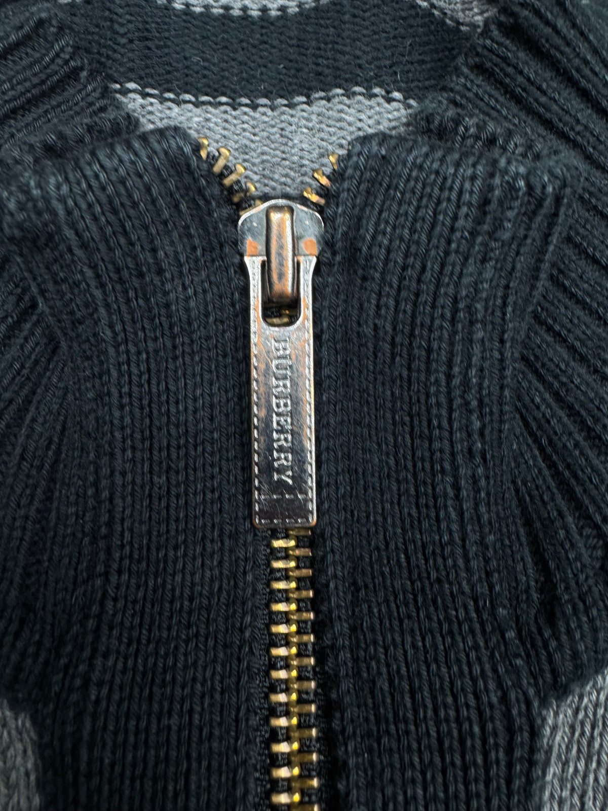 vintage Burberry sweatjacket {L}