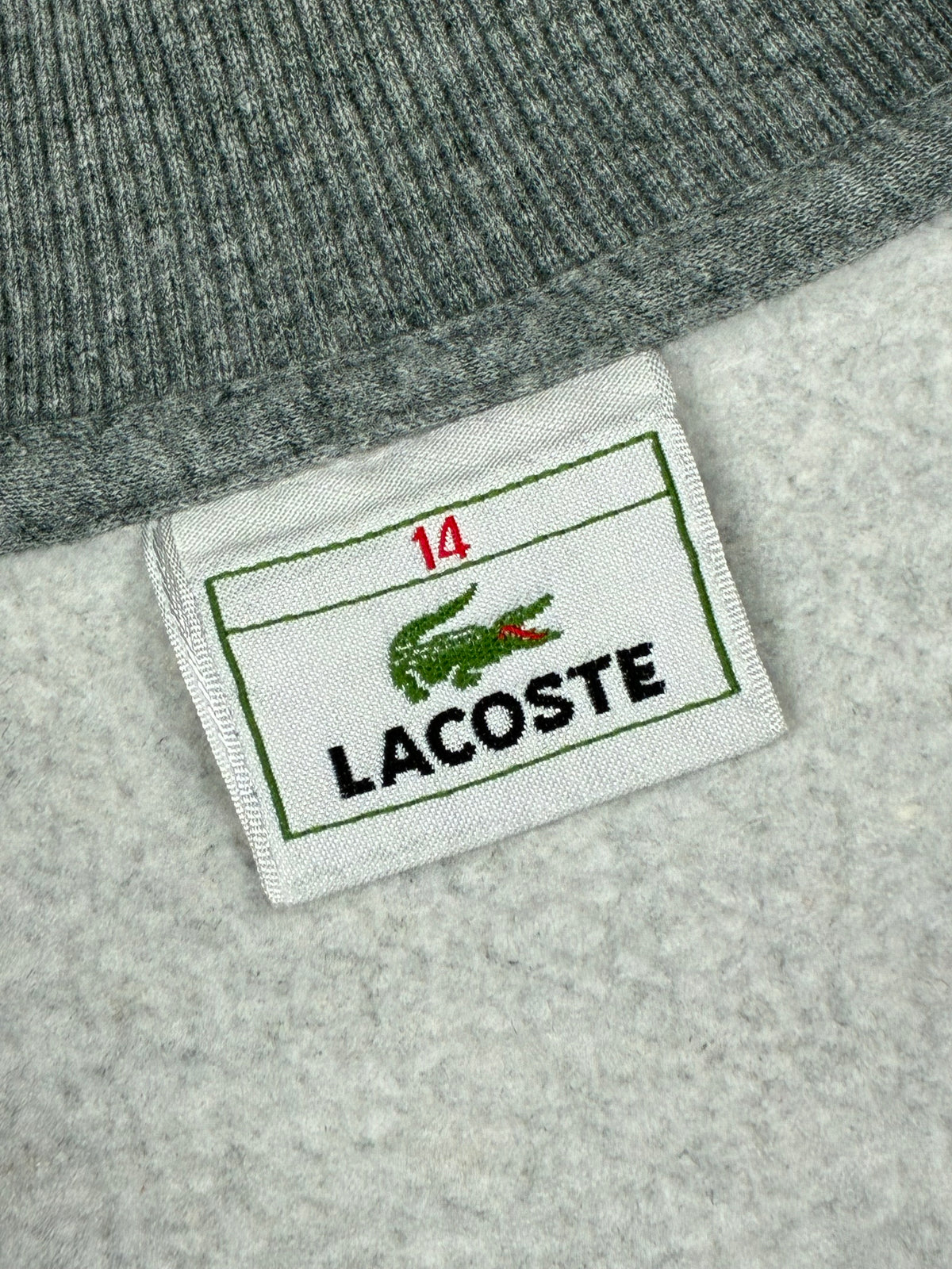 vintage Lacoste sweatjacket {XS}