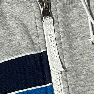 grey Lacoste sweatjacket {M}