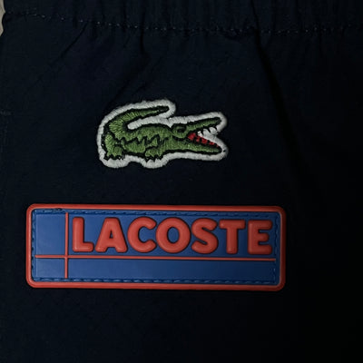 navyblue Lacoste trackpants {S}