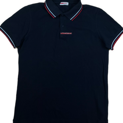 vintage black Prada polo {L}