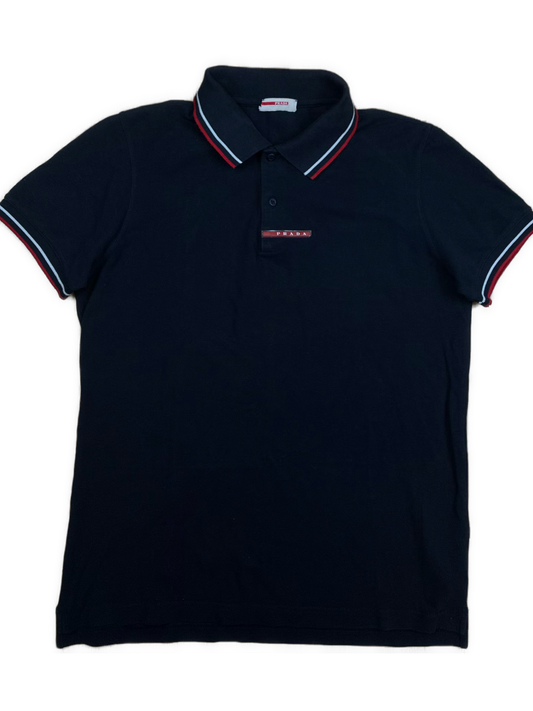 vintage black Prada polo {L}