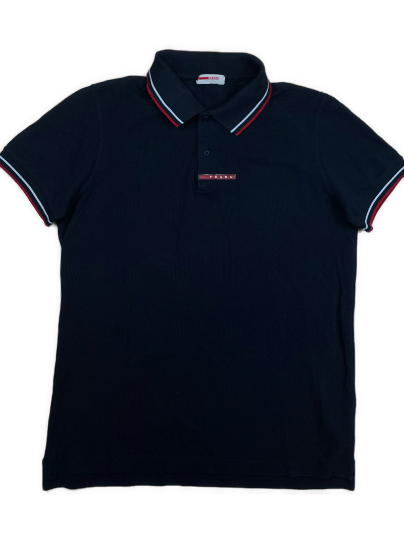 vintage black Prada polo {L}