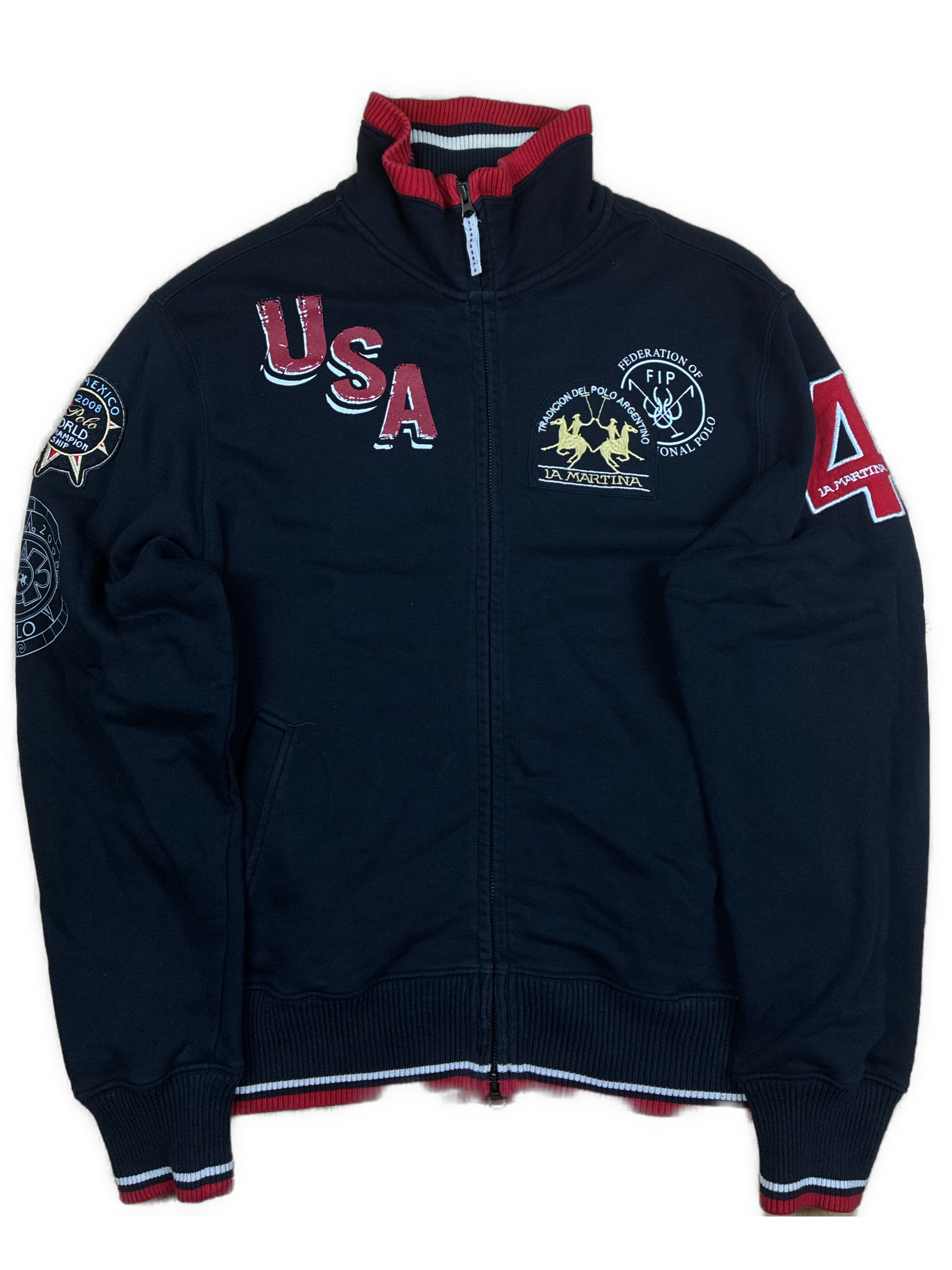 vintage La Martina sweatjacket {L}