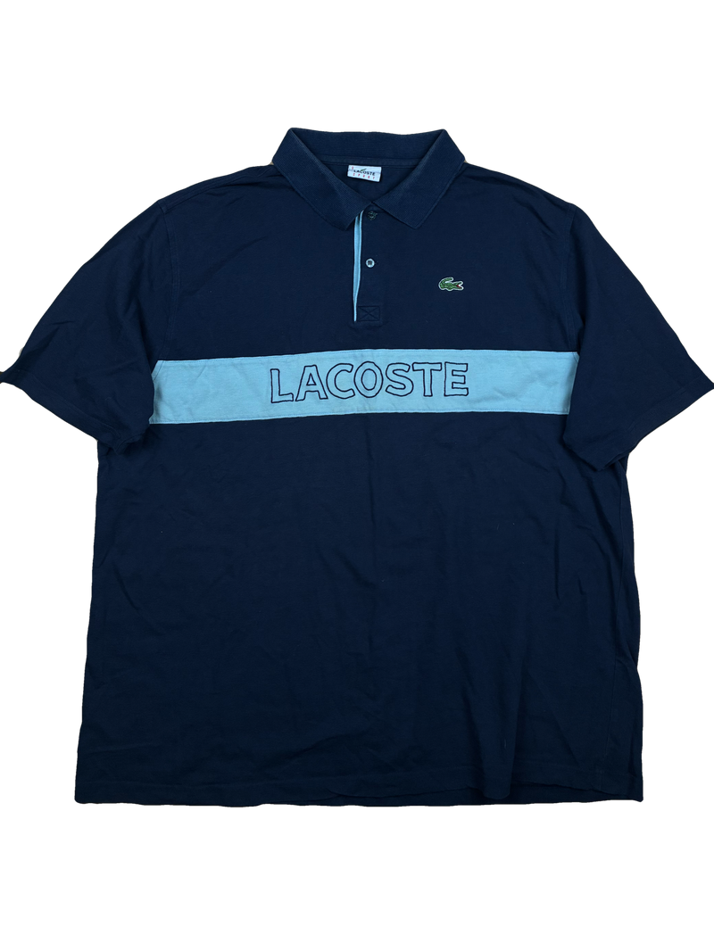 vintage Lacoste polo spellout {XL}