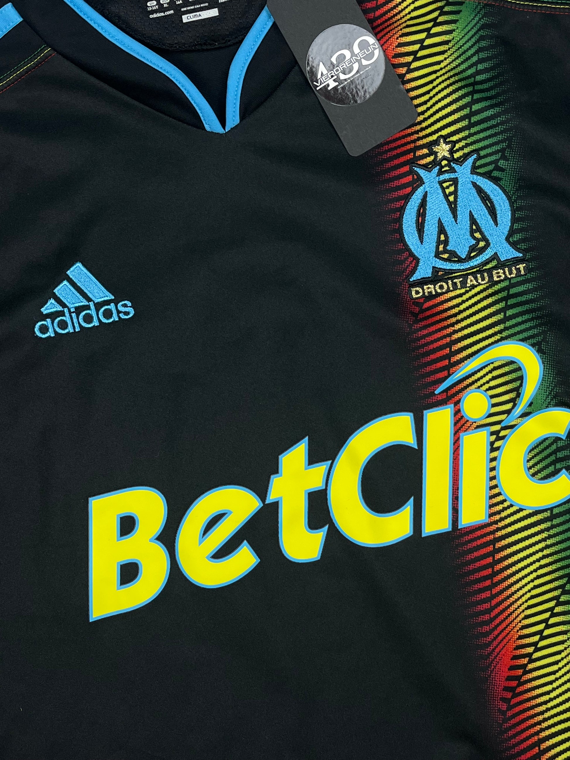 vintage Adidas Olympique Marseille away jersey {S}