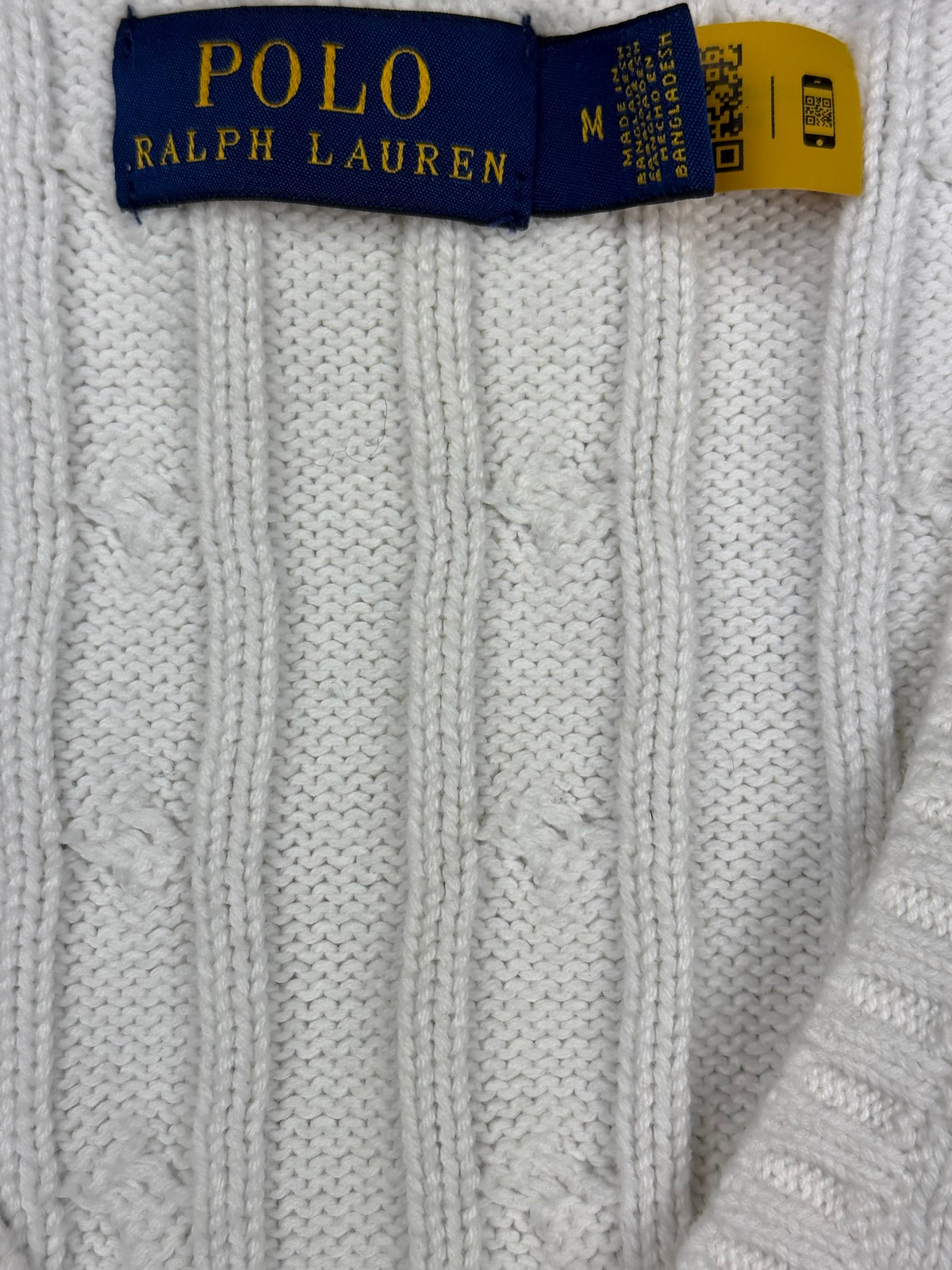 white Polo Ralph Lauren knittedsweater {S}