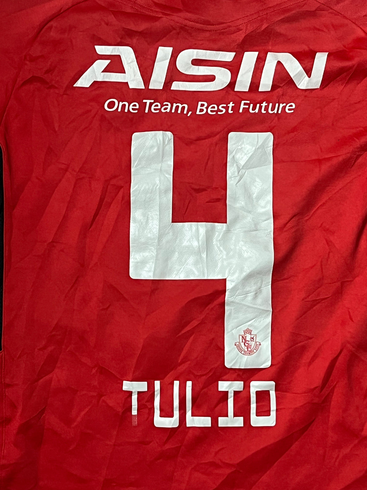 vintage Le Coq Sportif Nagoya Grampus TULIO4 2011-2012 home jersey {S}
