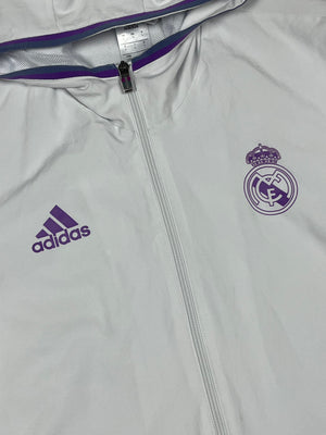 vintage Adidas Real Madrid windbreaker {L}