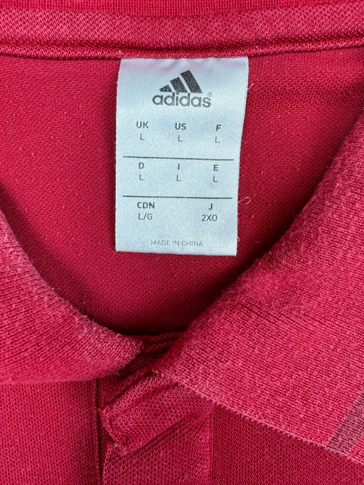vintage Adidas Spain polo {L}