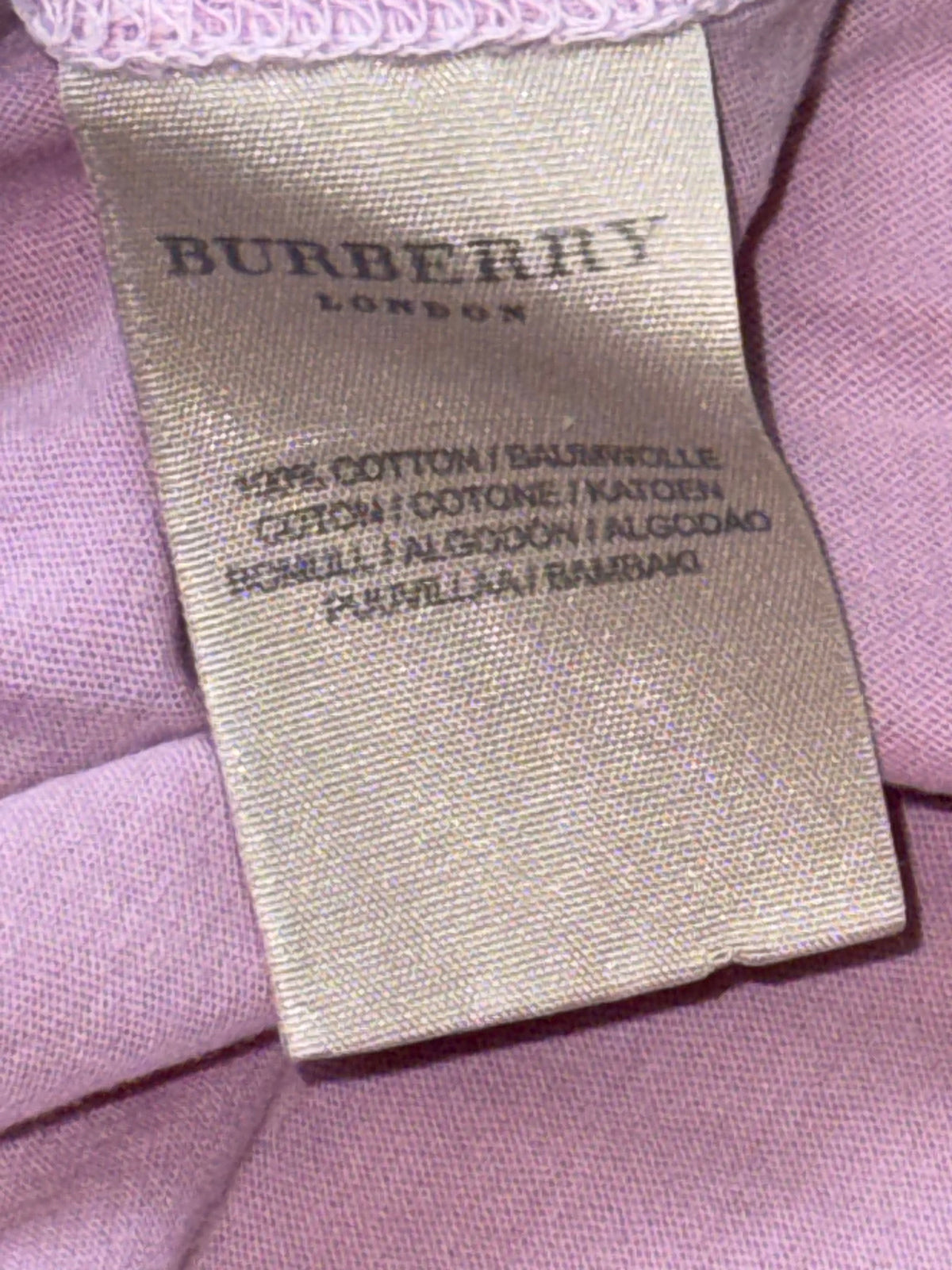 vintage Burberry t-shirt