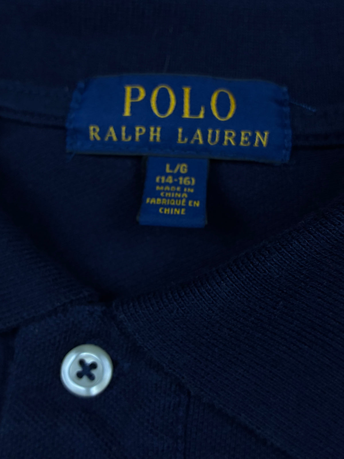 vintage Polo Ralph Lauren polo long {S}