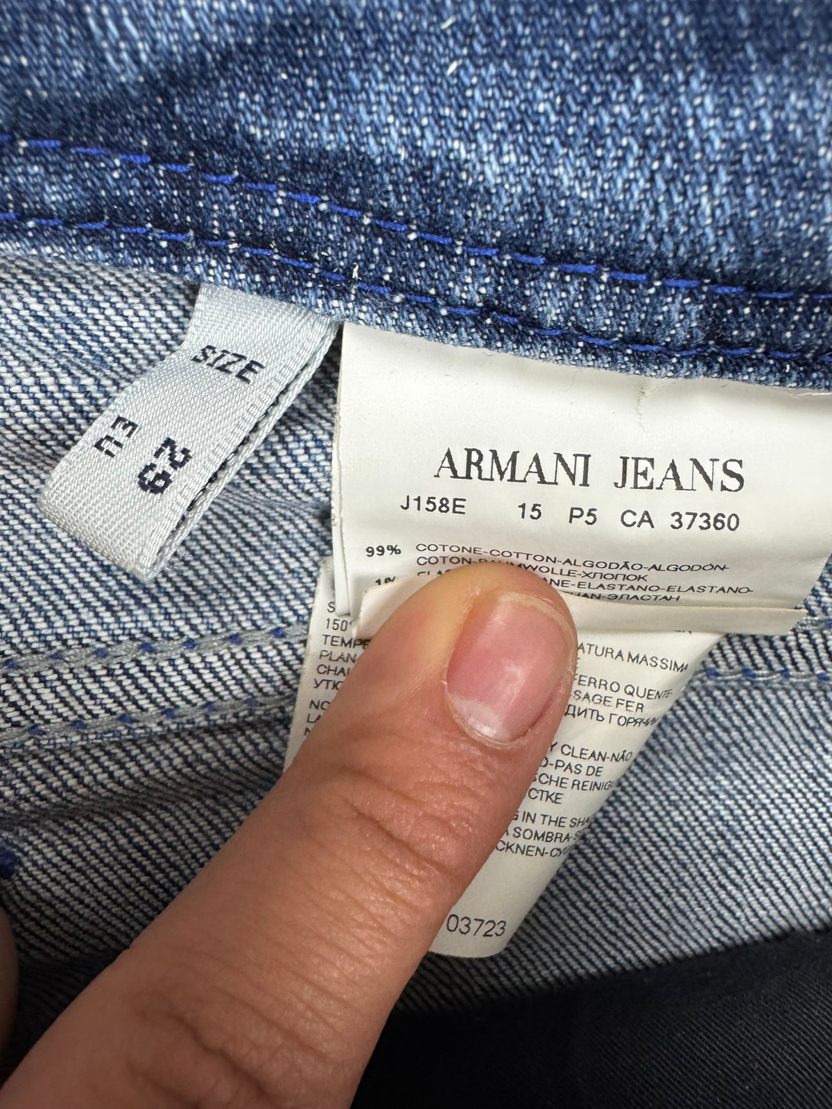 vintage Armani jeans {S}