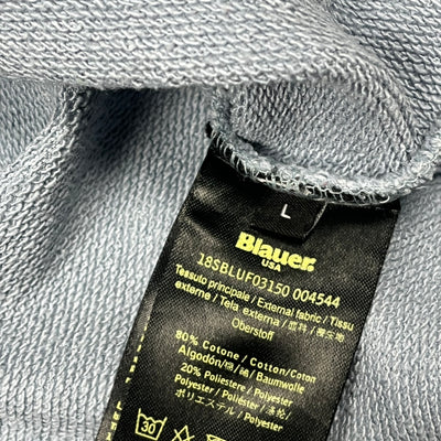 vintage babyblue Blauer sweater {L}