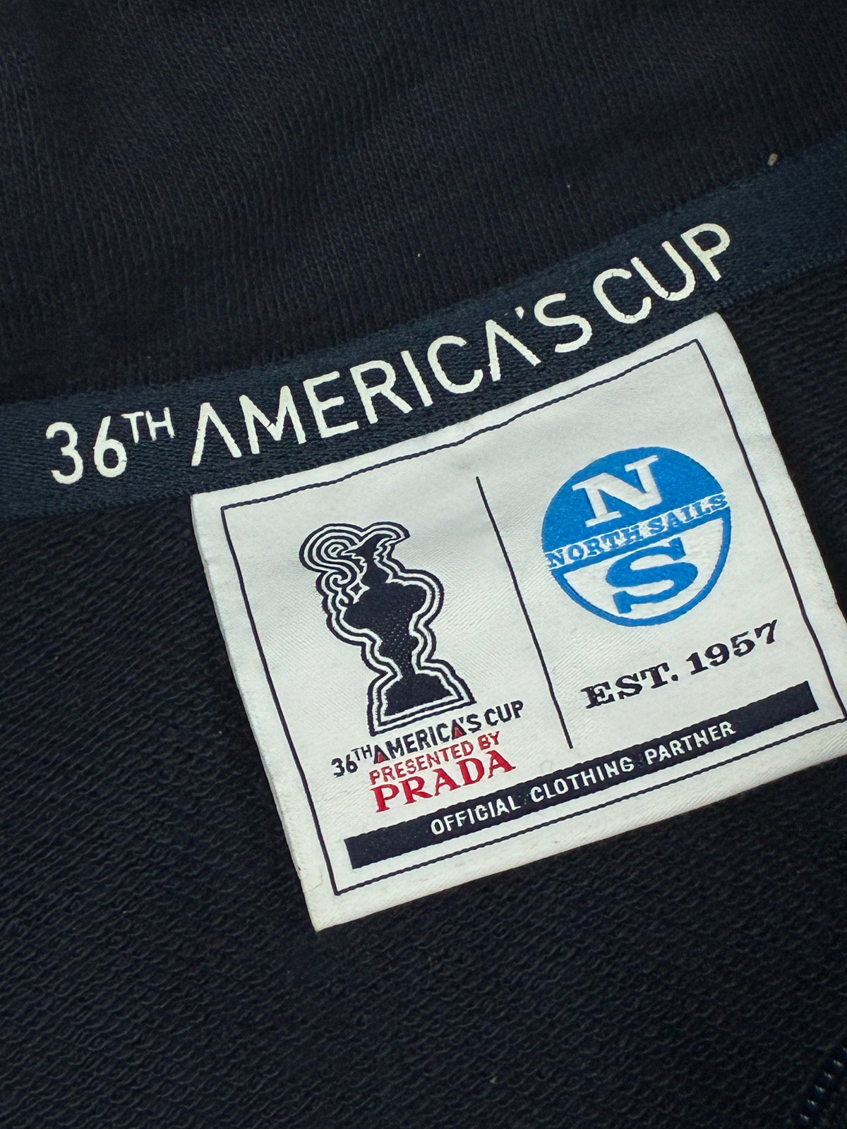 vintage Prada 36th Americas Cup x North Sails sweatjacket {S}