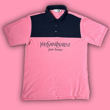Load image into Gallery viewer, vintage Yves Saint Laurent spellout polo {M}
