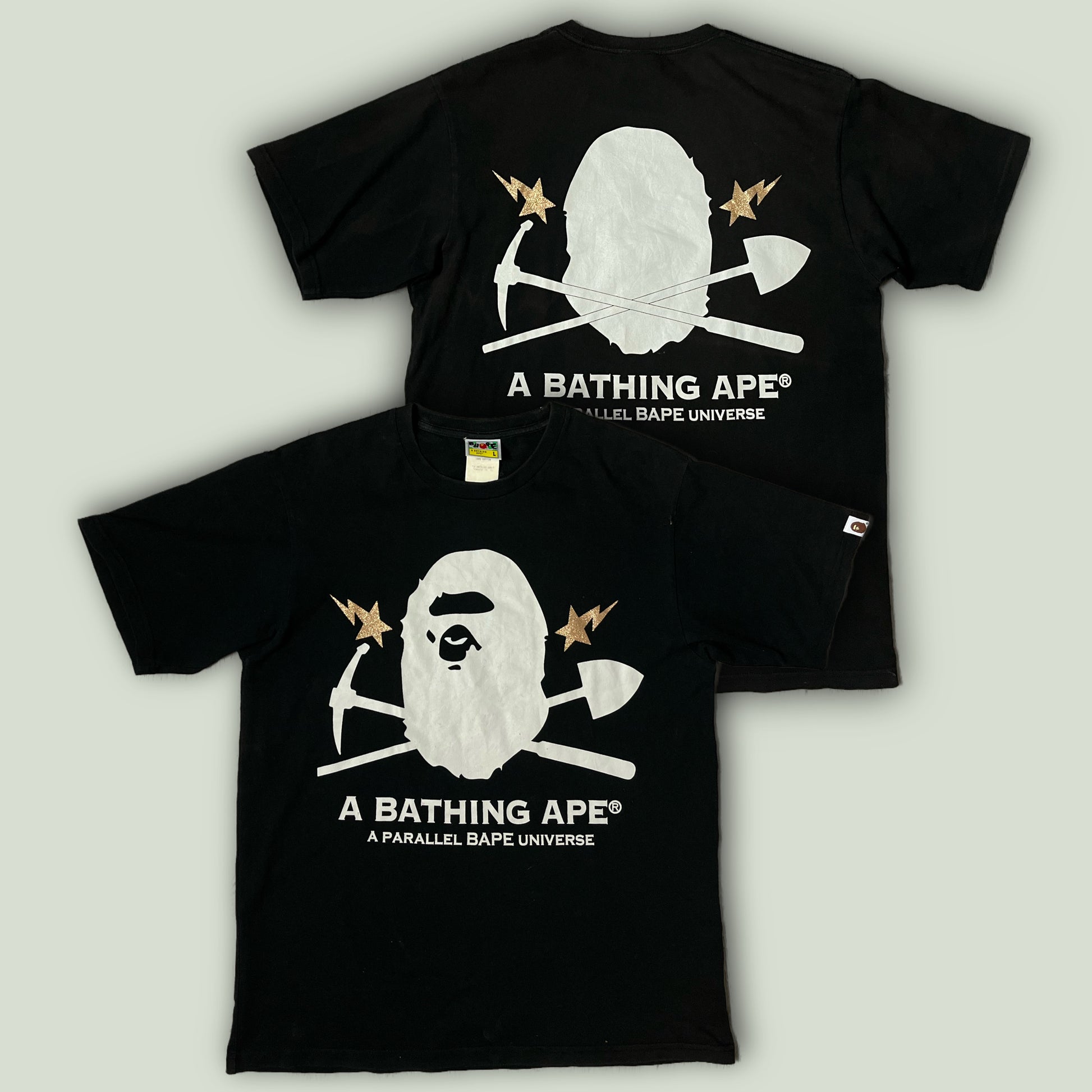 vintage BAPE a bathing ape t-shirt {L}