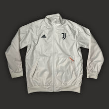 Load image into Gallery viewer, white Adidas Juventus Turin windbreaker {L}
