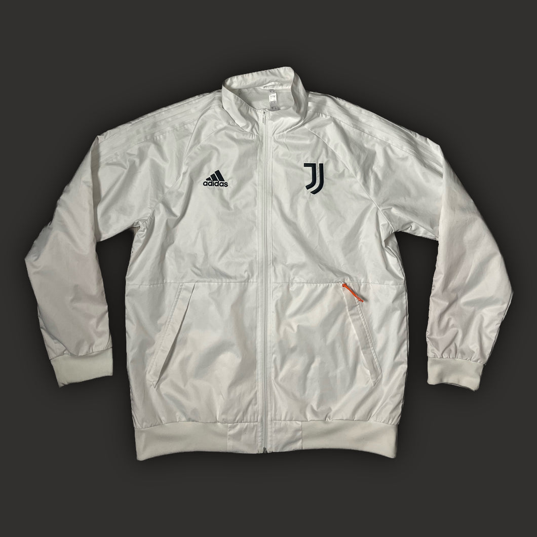 white Adidas Juventus Turin windbreaker {L}