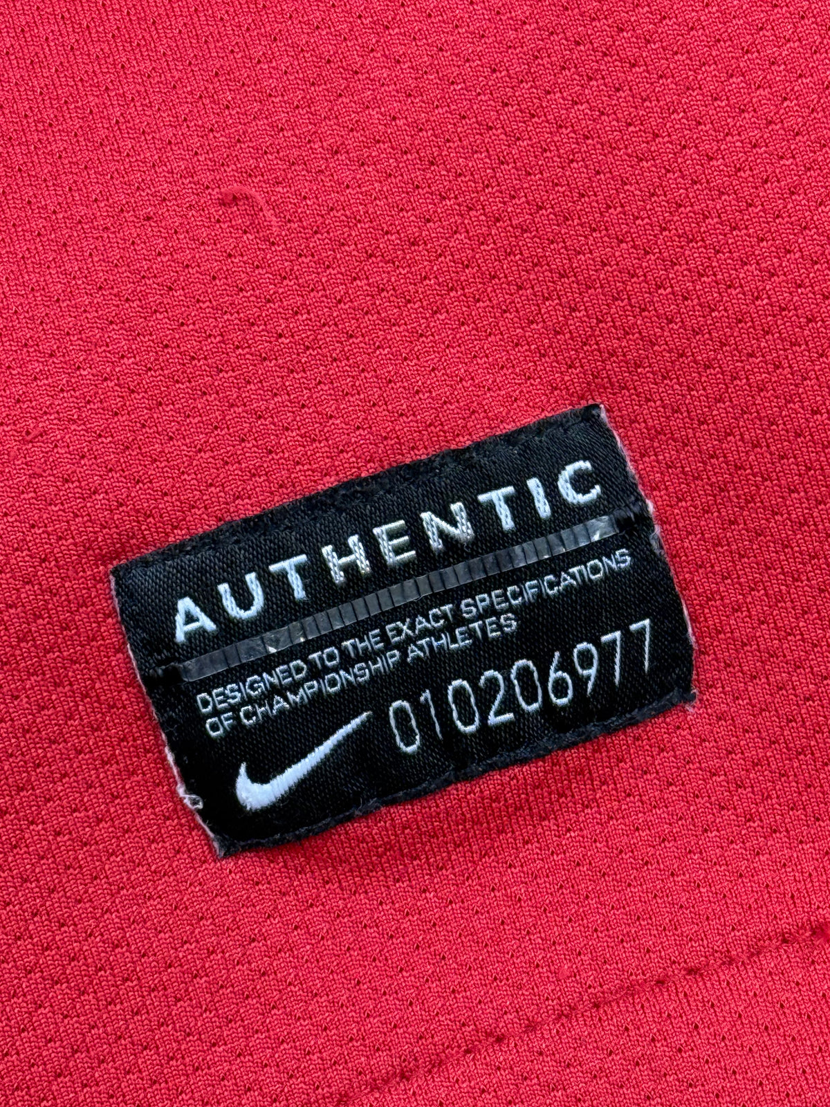vintage Nike Manchester United home jersey {S}