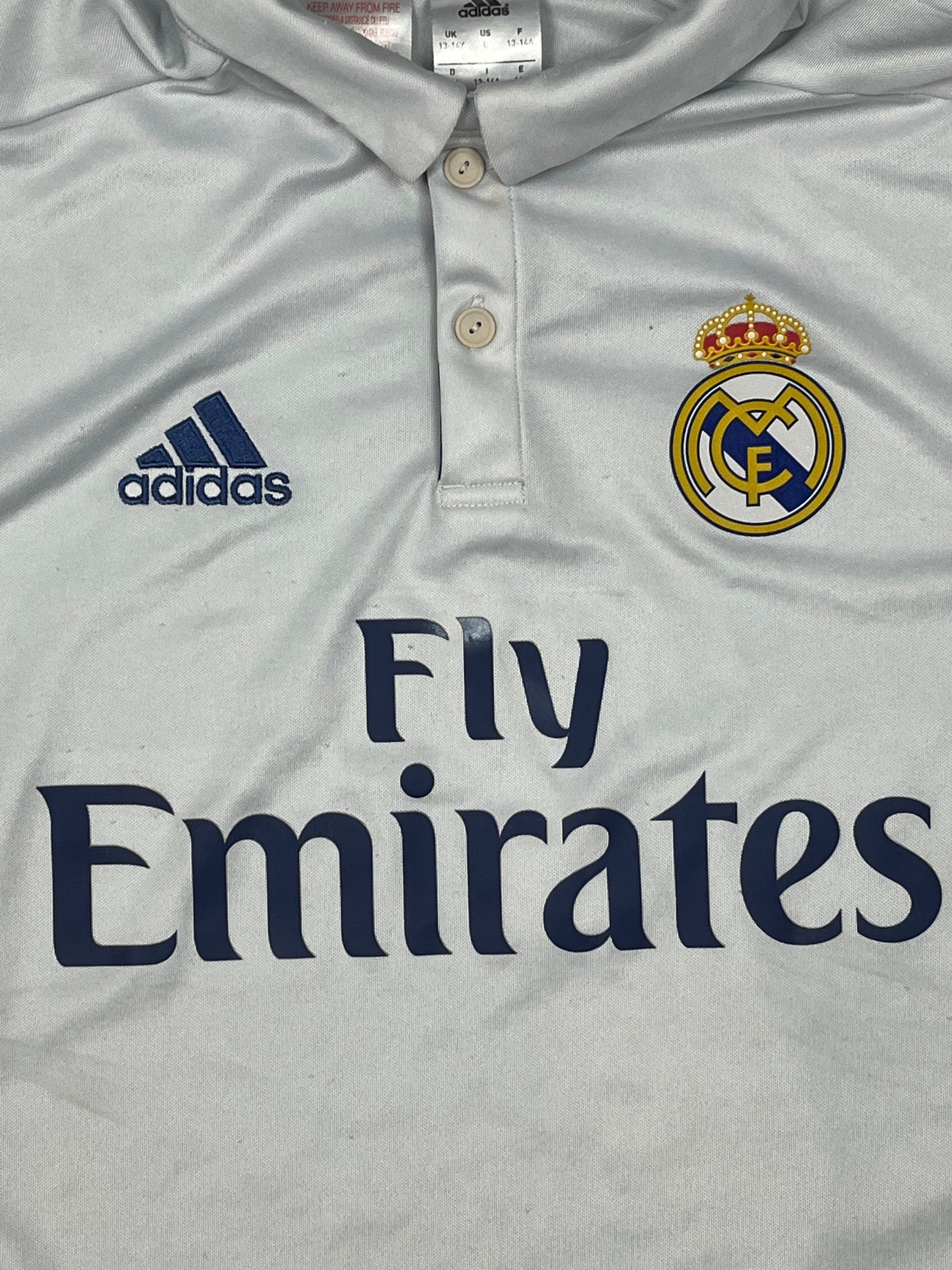 vintage Adidas Real Madrid RONALDO7 2016-2017 home jersey {XS}