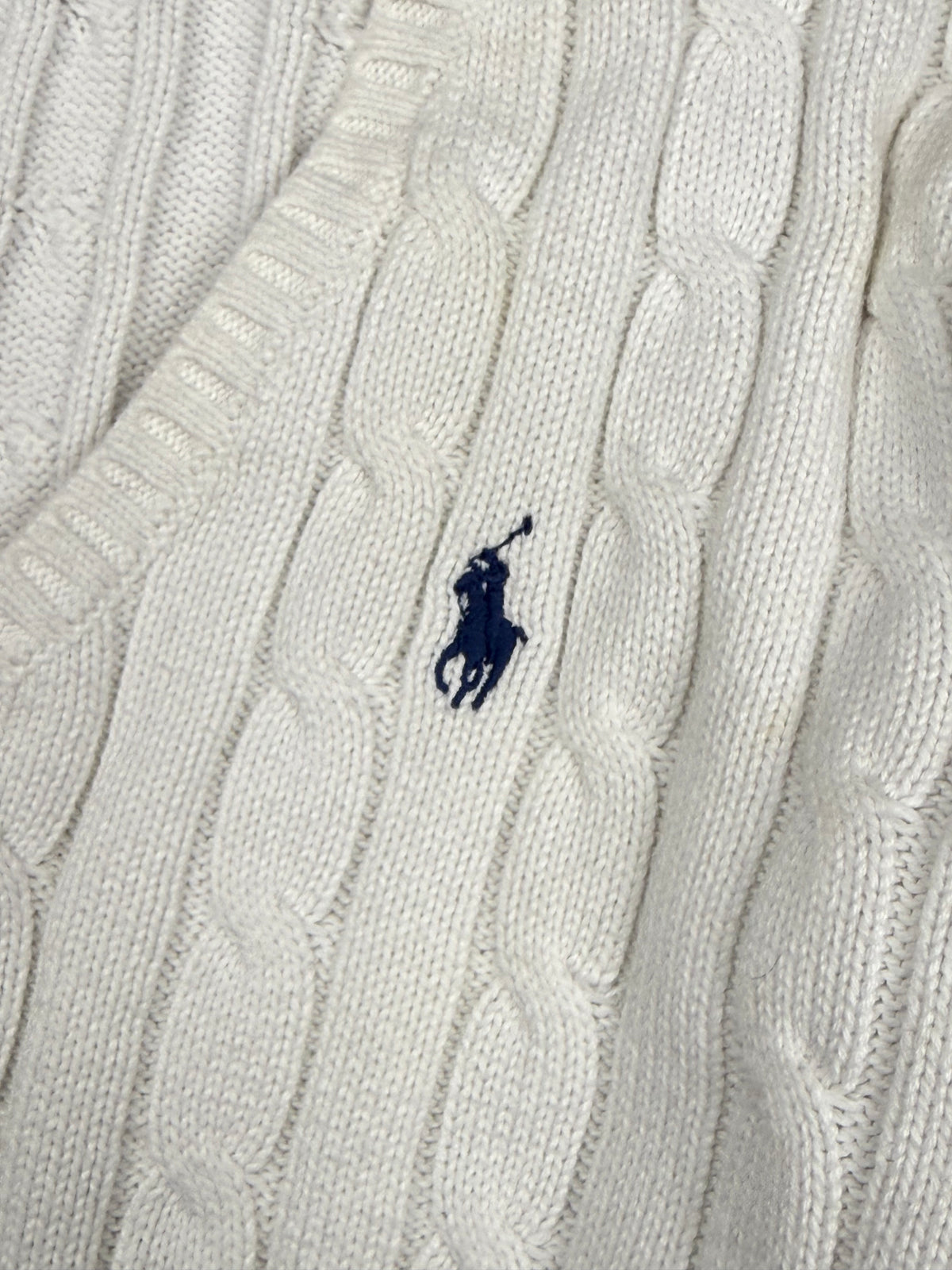 white Polo Ralph Lauren knittedsweater {S}