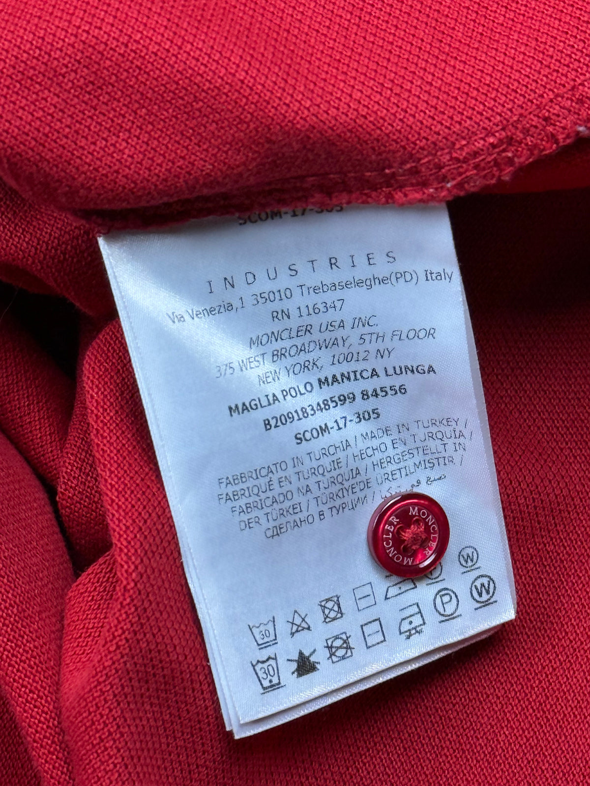 vintage Moncler polo long