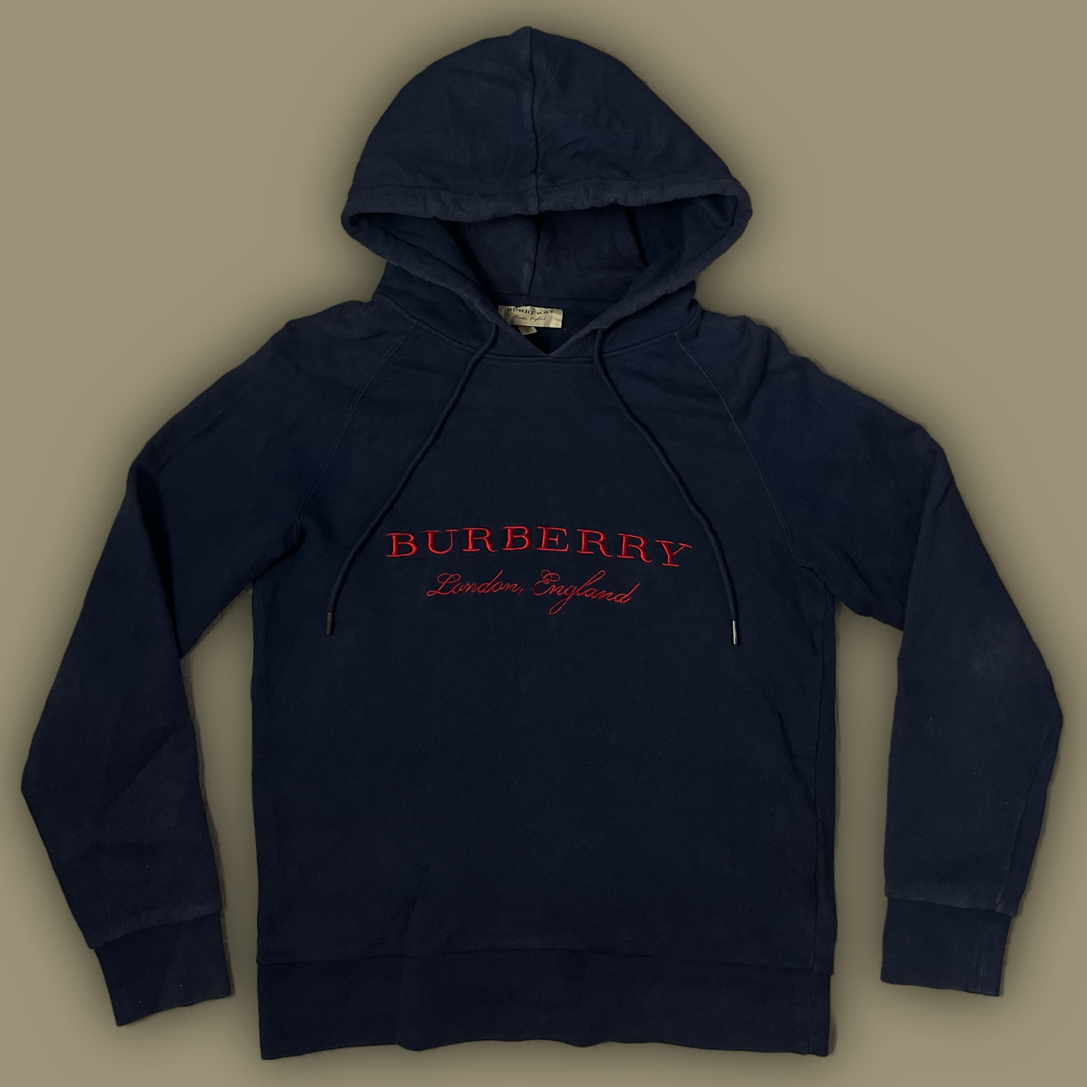 Orders burberry embroidered hooded sweatshirt