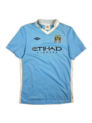 vintage Umbro Manchester City home jersey {S}