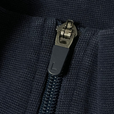 navyblue Lacoste sweatjacket {S}