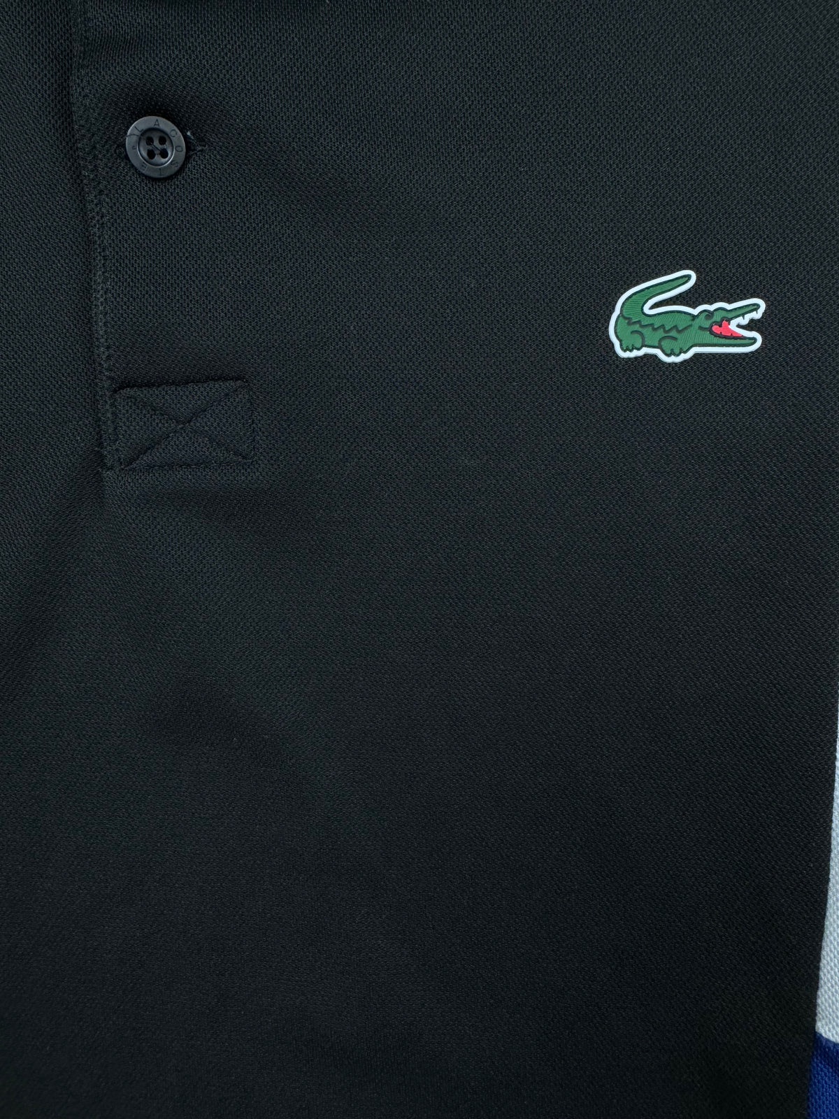 blue Lacoste polo {L}