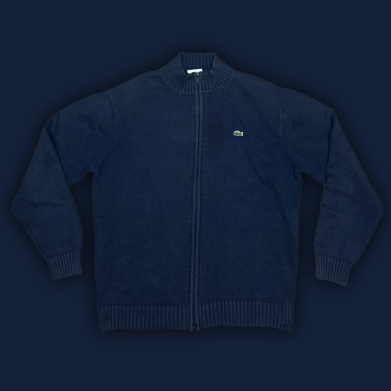 vintage Lacoste knittedsweatjacket {L}