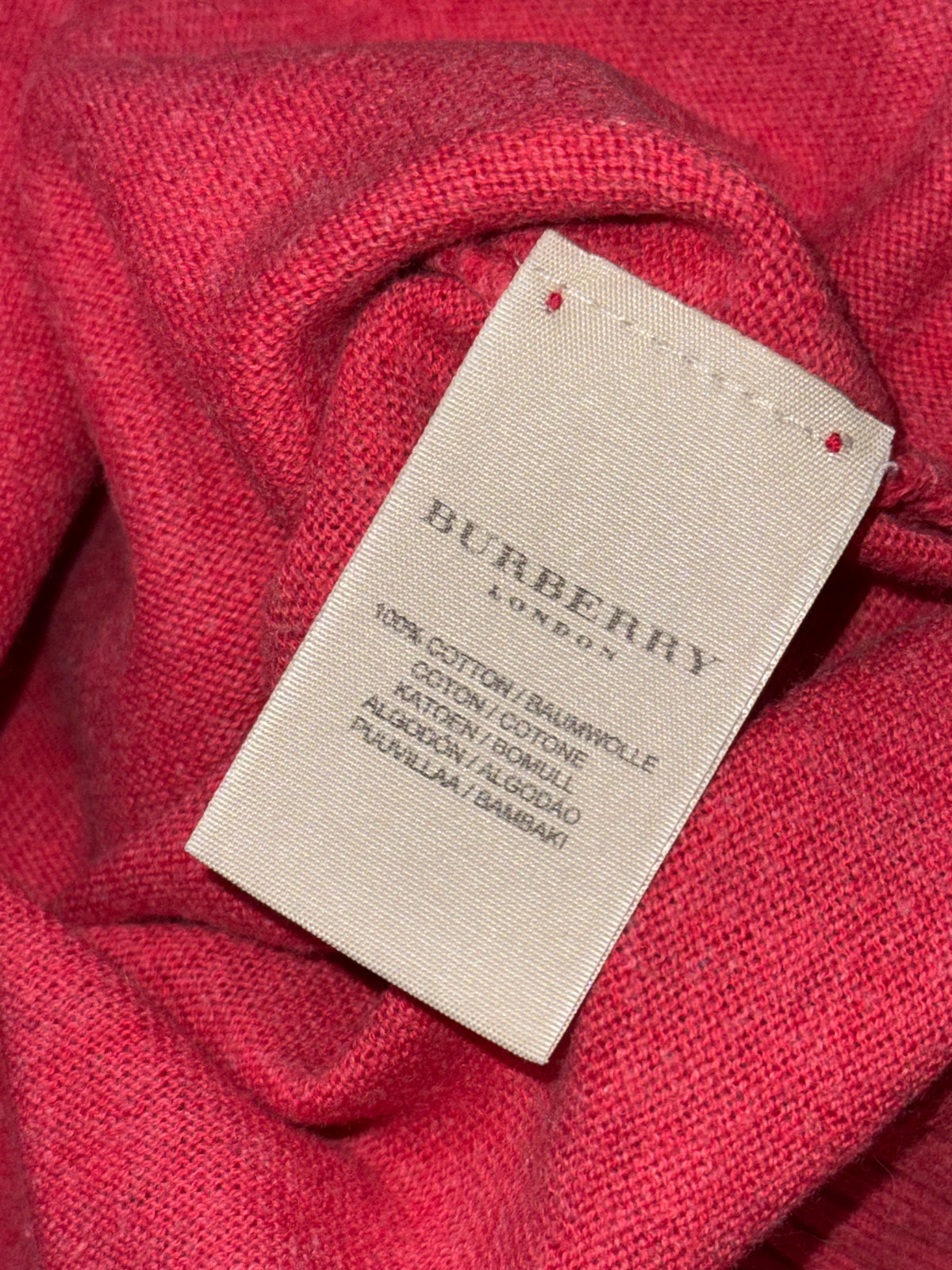 vintage Burberry knittedsweater {XS}