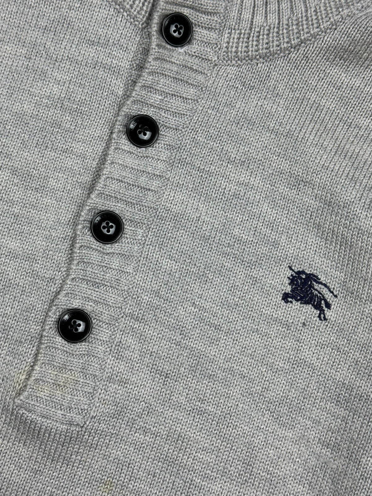 vintage Burberry quarterzip