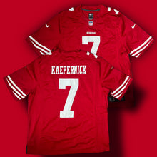 Load image into Gallery viewer, vintage Nike 49ERS KAEPERNICK7 Americanfootball jersey NFL {L}
