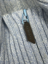 Carregar imagem no visualizador da galeria, vintage babyblue Lacoste knittedsweatjacket {L}
