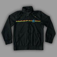 Load image into Gallery viewer, vintage Adidas Olympique Marseille X Bob Marley windbreaker {S}
