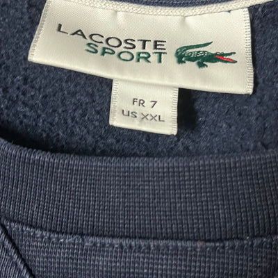 navyblue Lacoste sweater {XXL}