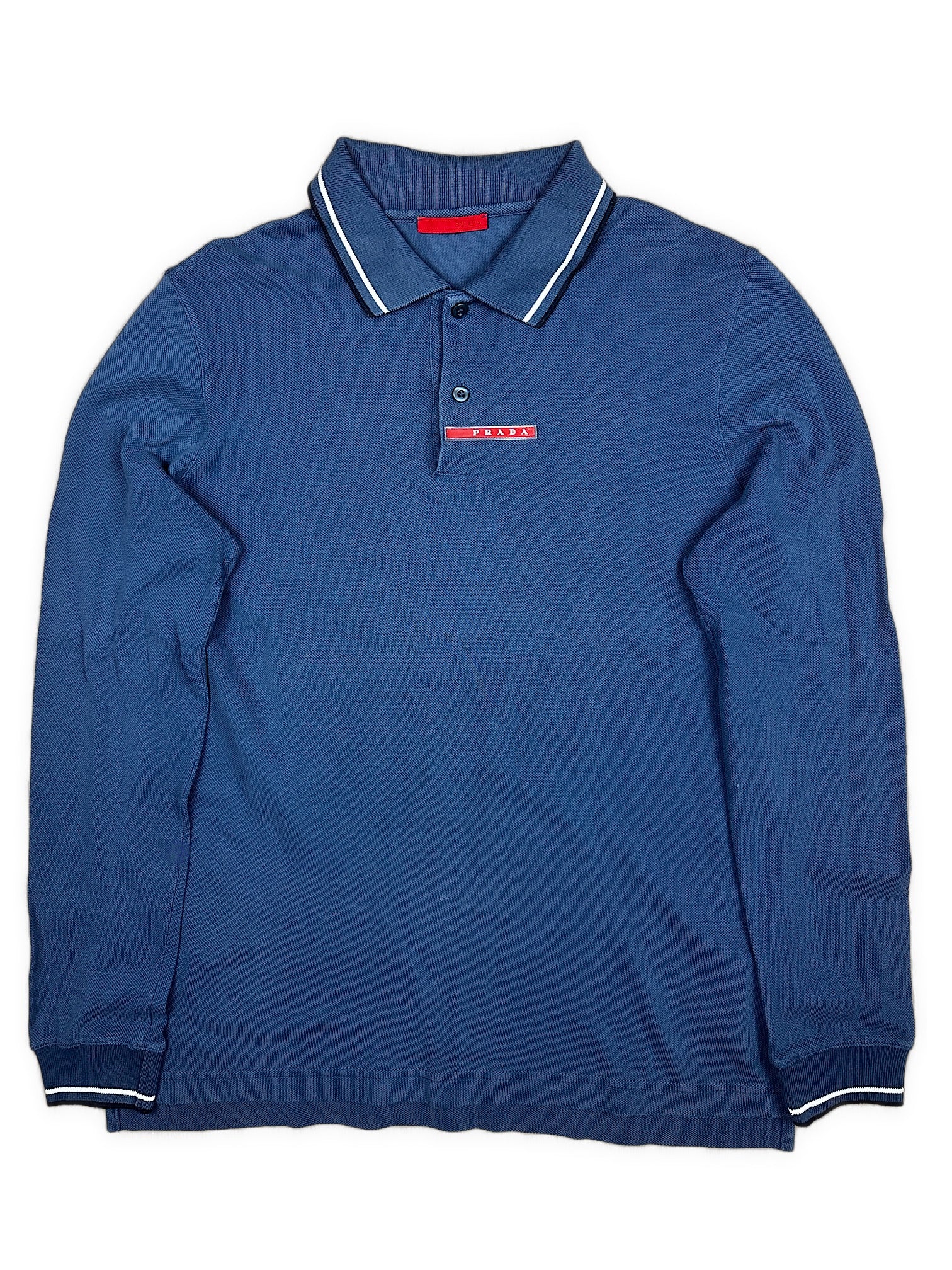 vintage navyblue Prada polo long {S}